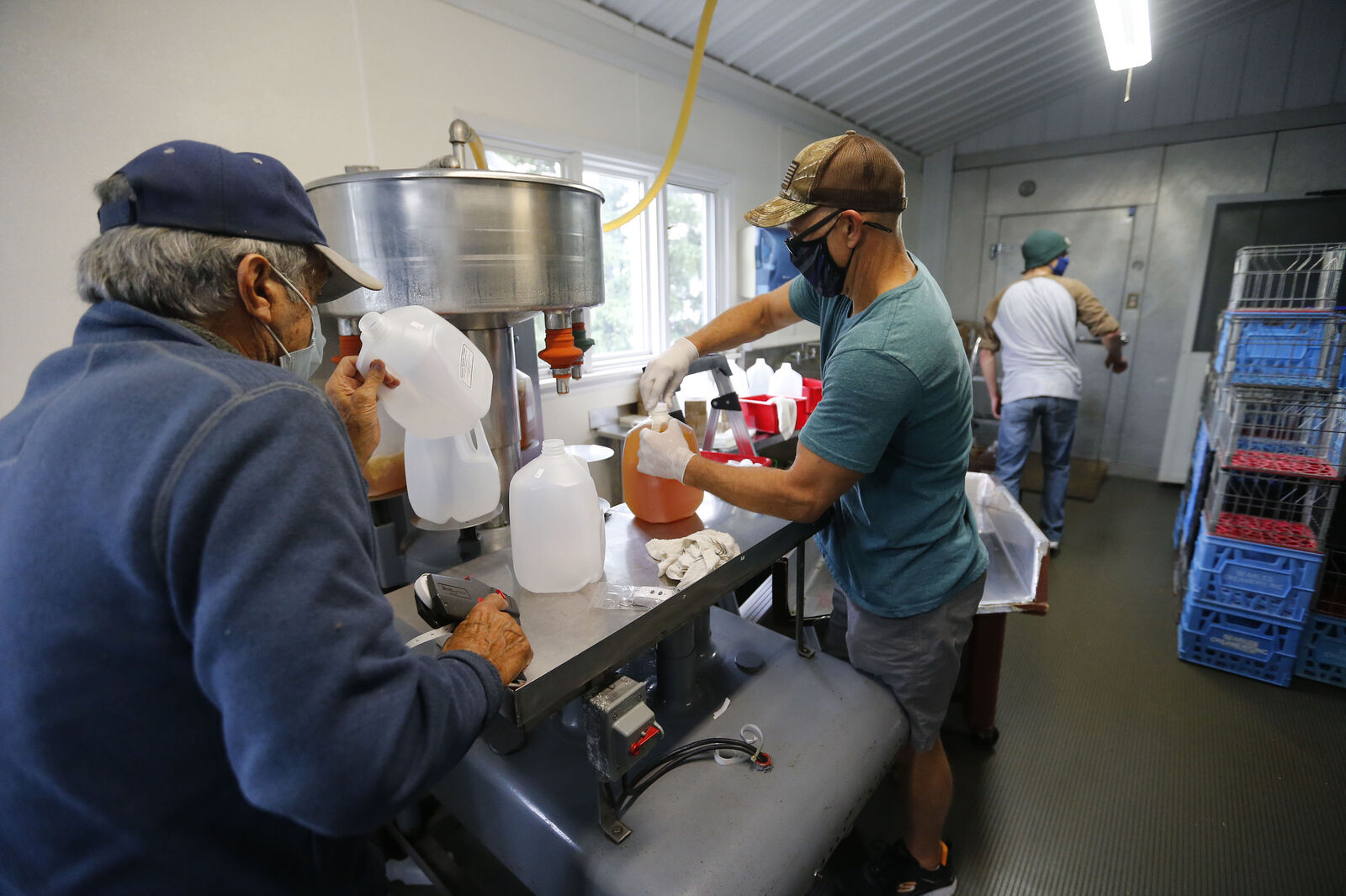 Cherry Bank Farm Cider Mill bottling